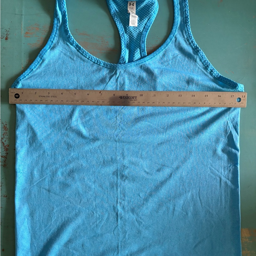 Under Armour Sky Blue Women's Tank Top, Size L